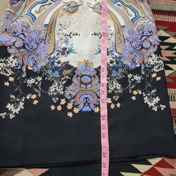 Robert Graham Carmella Sleeveless Sheath Dress Sz 10 Floral Jeweled Office Work - Picture 8 of 8